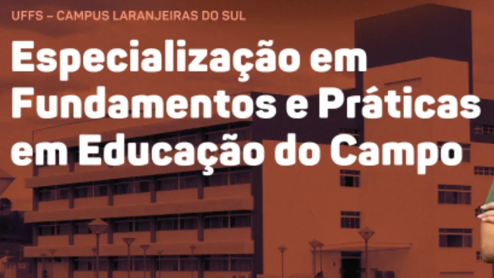 Últimos dias para inscrição na seleção de 2025 da Especialização em Fundamentos e Práticas em Educação do Campo