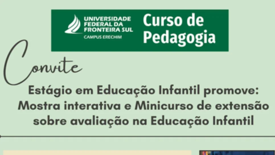 UFFS oferta minicurso sobre elaboração de relatórios de avaliação na Educação Infantil