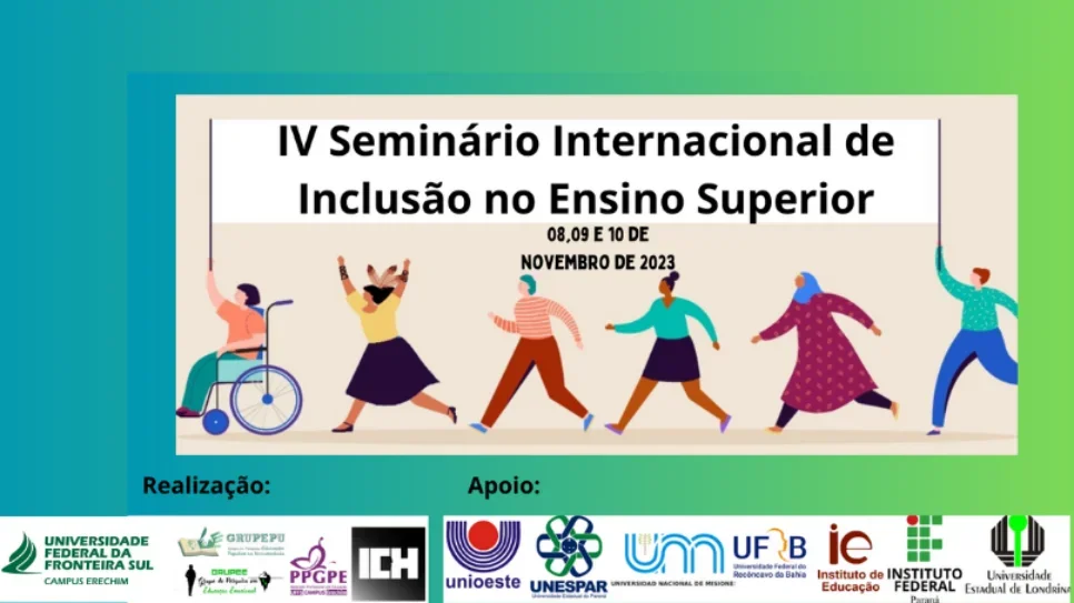 Inscrições abertas para o IV Seminário Internacional de Inclusão no Ensino Superior