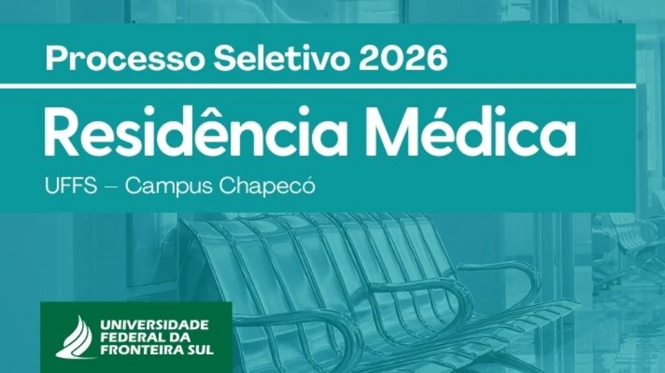 Aberto processo seletivo para programas de residência médica em Chapecó