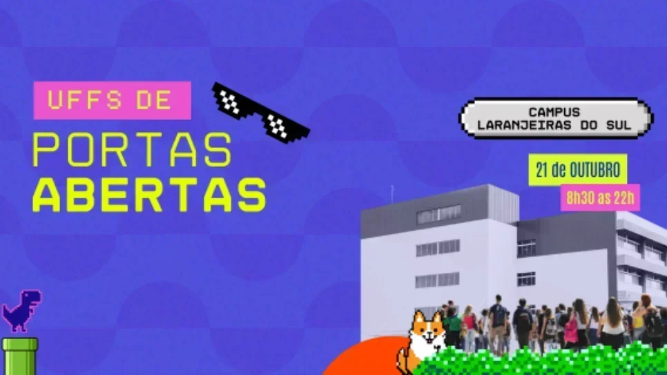 Campus Laranjeiras do Sul promove 8ª edição do UFFS de Portas Abertas no dia 21 de outubro