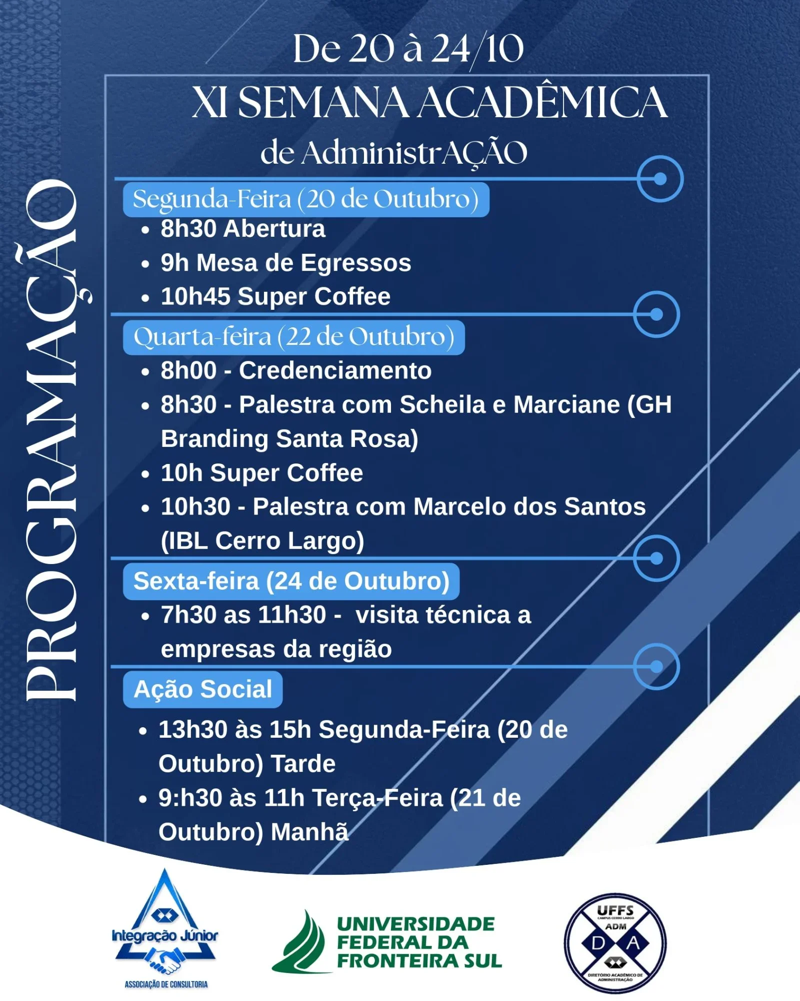 XI Semana Acadêmica de Administração 