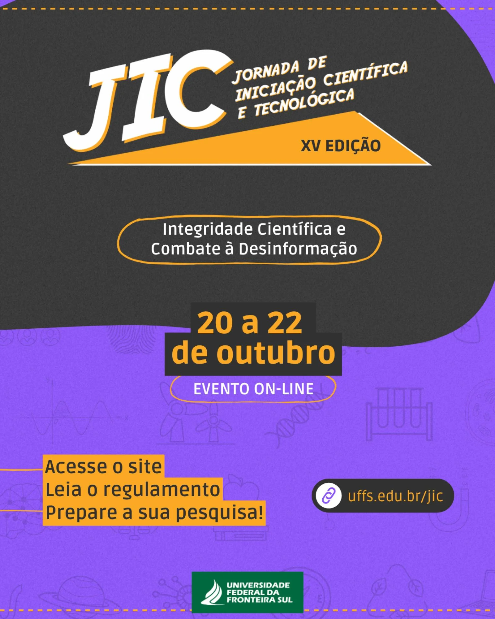  XV Jornada de Iniciação Científica e Tecnológica – XV JIC
