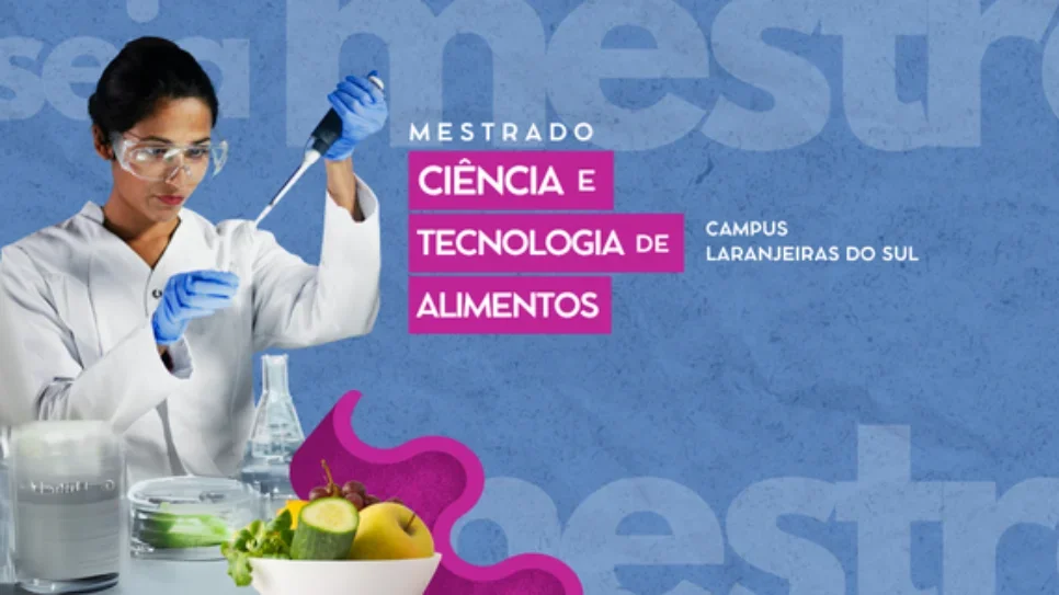 PPGCTAL abre processo seletivo com 10 vagas para ingresso em 2026/1