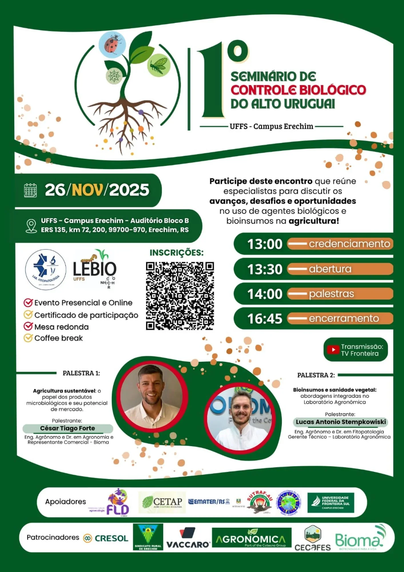 I Seminário de Controle Biológico do Alto Uruguai