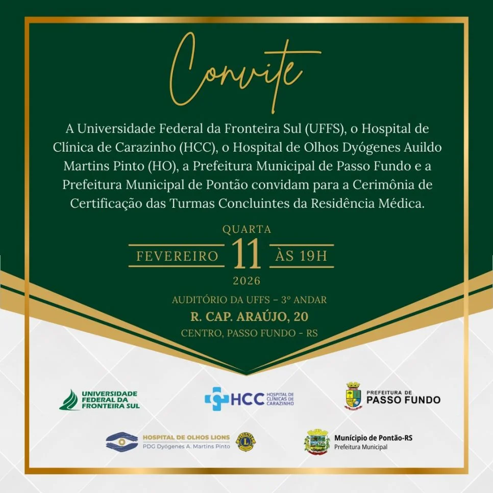  Cerimônia de Certificação – Residência Médica 2026