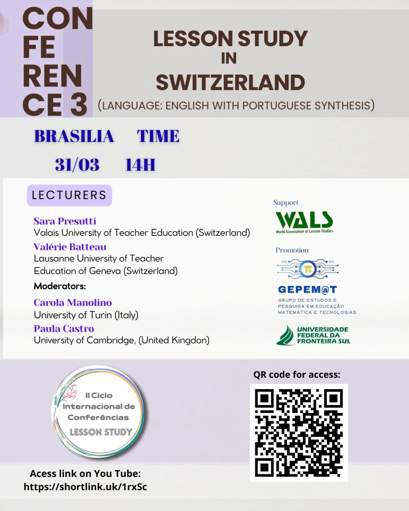 Lesson Study in Switzerland: II Ciclo 