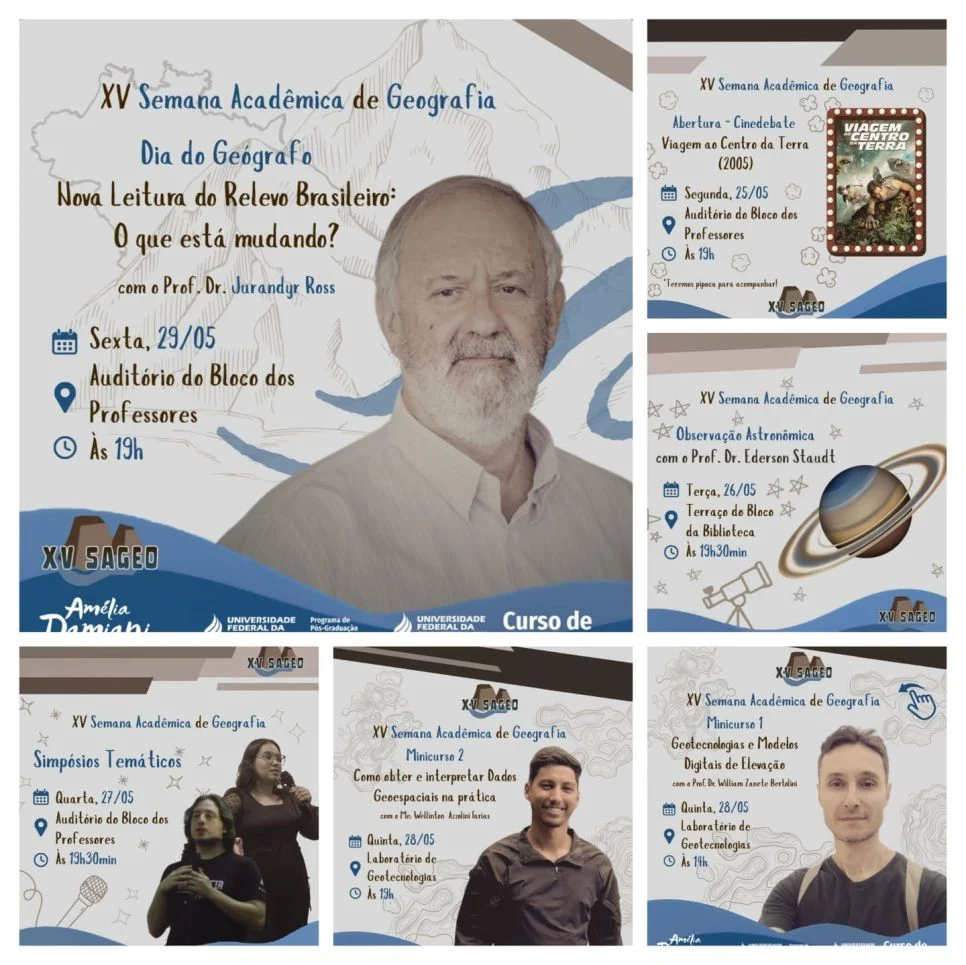 XV Semana Acadêmica do Curso de Geografia