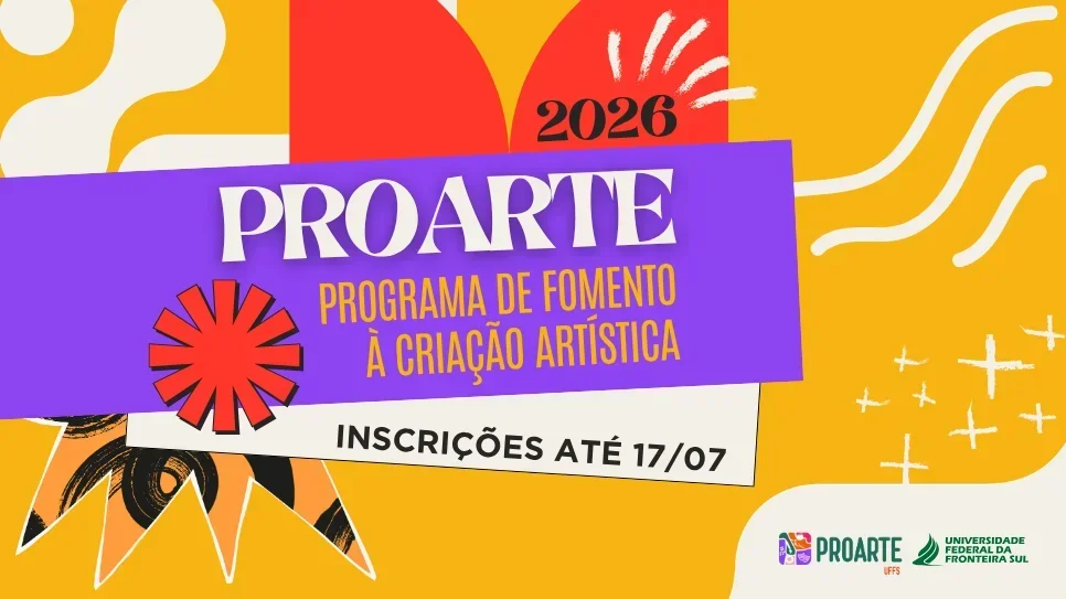 Estudantes de graduação podem participar de seleção aos auxílios do PROARTE