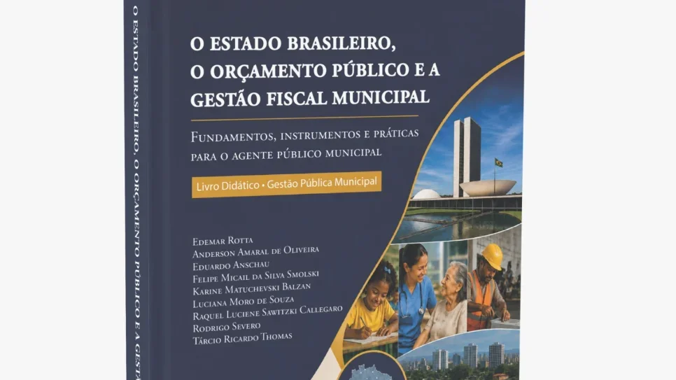Novo livro da UFFS aborda orçamento público e gestão fiscal municipal com foco na formação de agentes públicos