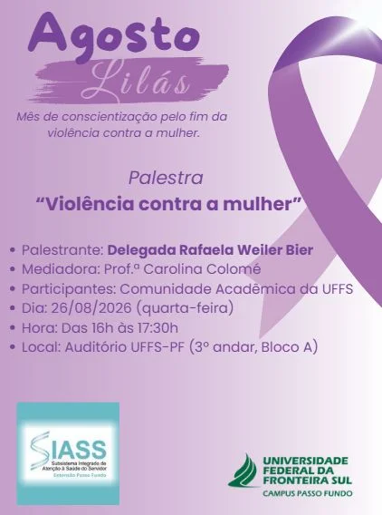 Agosto Lilás: Palestra 