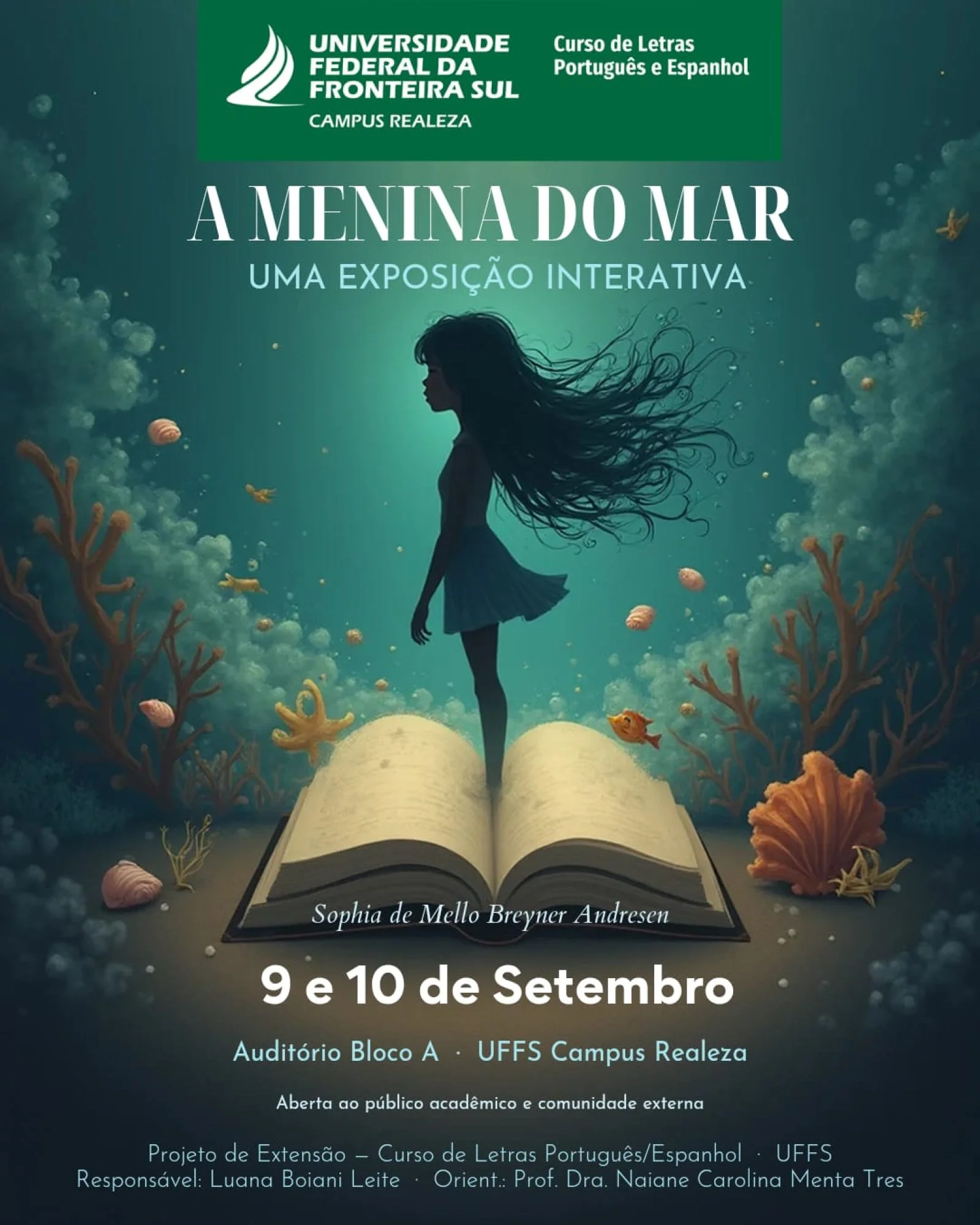 A menina do mar: uma exposição interativa