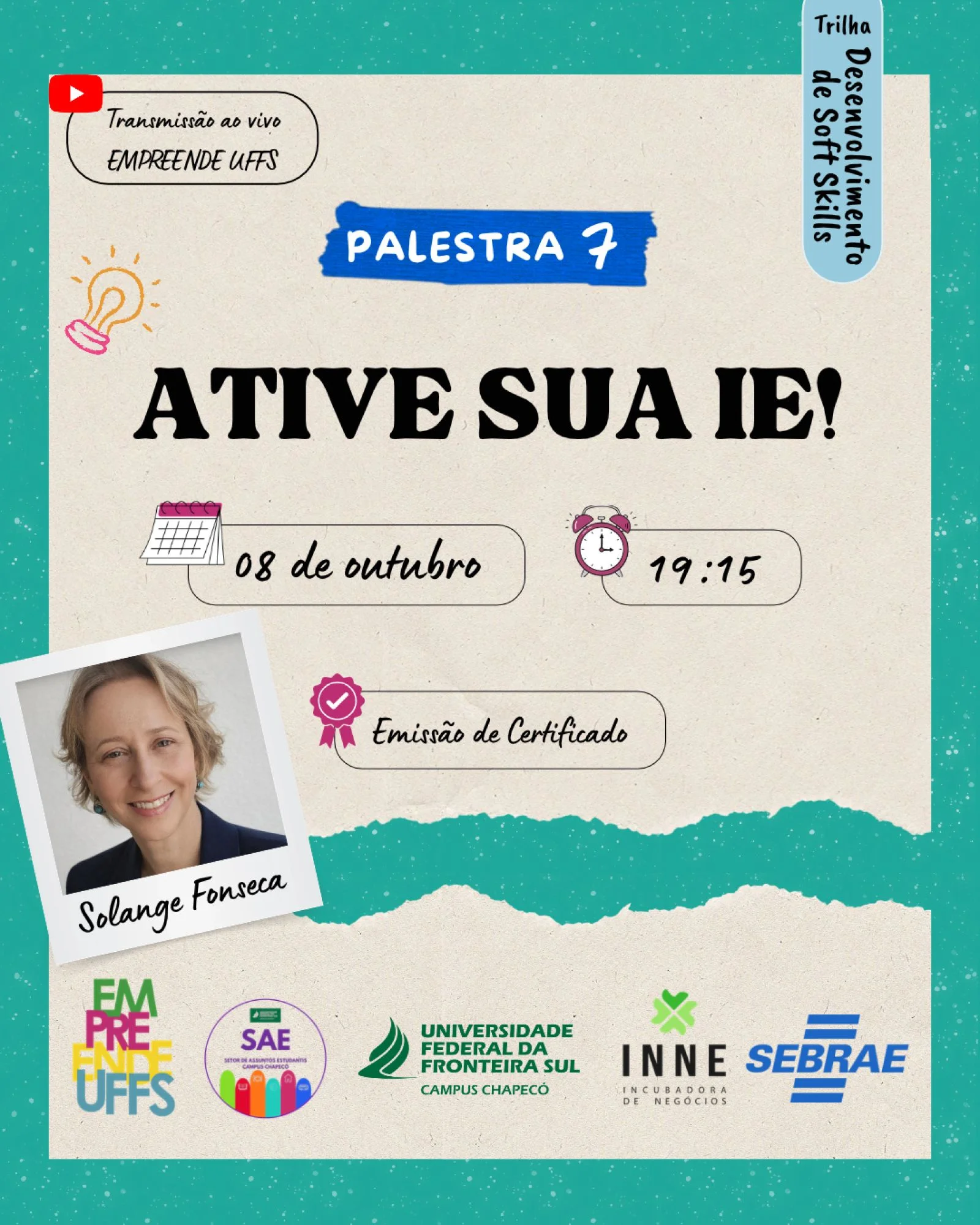  Palestra 7: ATIVE SUA IE!